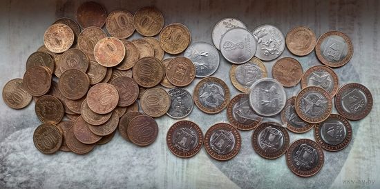 Монеты РФ памятные, юбилейные