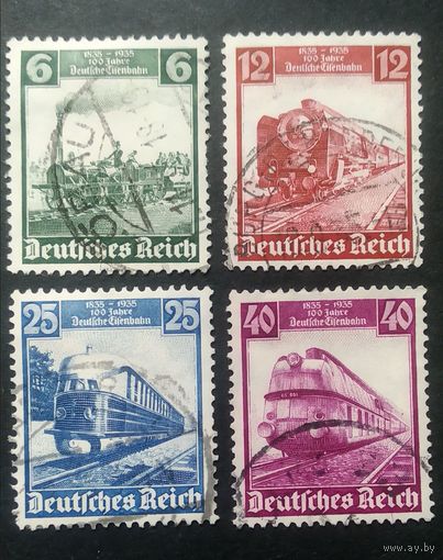 Германия\182ф\  1935  железная дорога. Локомотивы