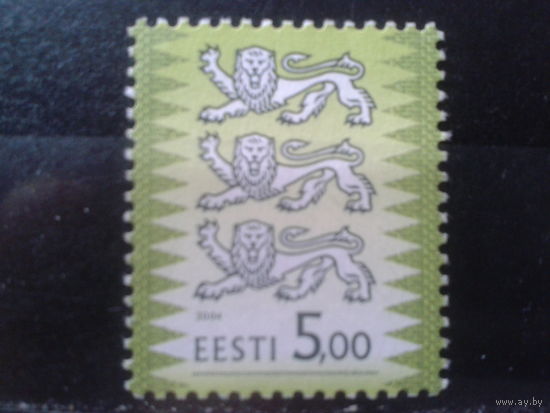 Эстония 2004 Стандарт, герб** 5,00