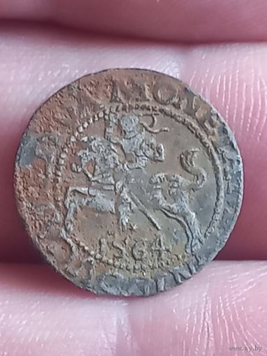 Полугрош 1564 г., с 1 рубля, без мц