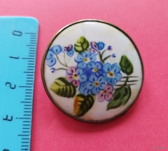 Распродажа украшений из бабушкиной шкатулки. Прекрасная винтажная брошка с интересным клеймом