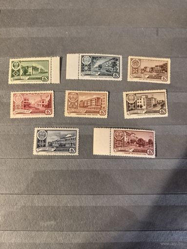 Лот чистых марок СССР 1960год(столицы СССР)