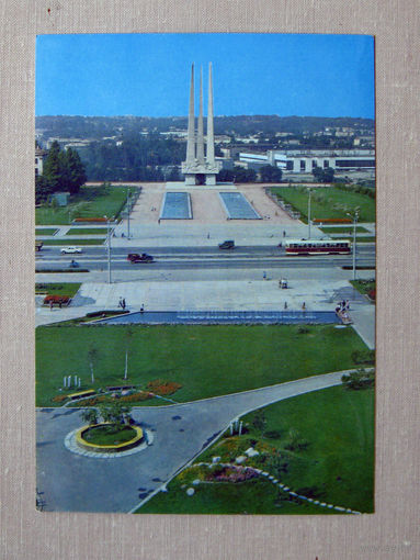 С001 Открытка Витебск Площадь Победы Подписана СССР 1979 Фото Захарченко