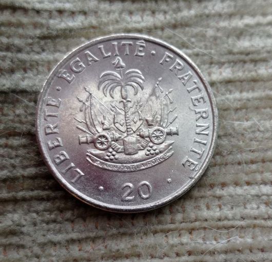 Werty71 Гаити 20 сантимов 1991