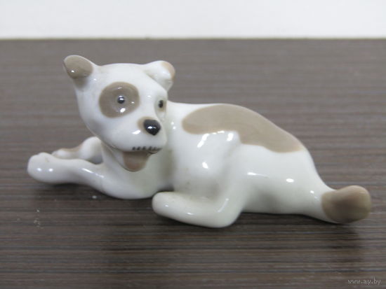 "Английский пойнтер". Статуэтка. Миниатюра. ЛФЗ. Ленинградский фарфоровый завод. Ретро СССР. м