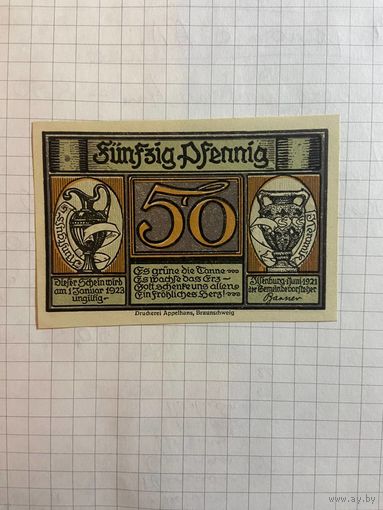 50 пфеннингов (нотгельды) г. Германия.