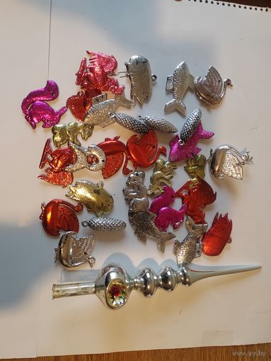 Ёлочные игрушки СССР