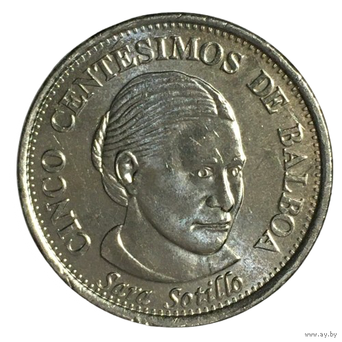 Панама 5 сентесимо, 2019 [UNC]