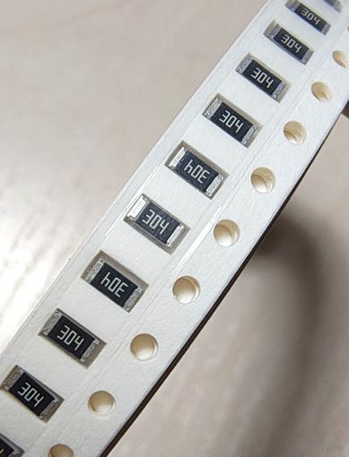 1206. 300 кОм ((цена за 100 шт)) 5% 304. Резисторы чип smd. 300кОм 300k