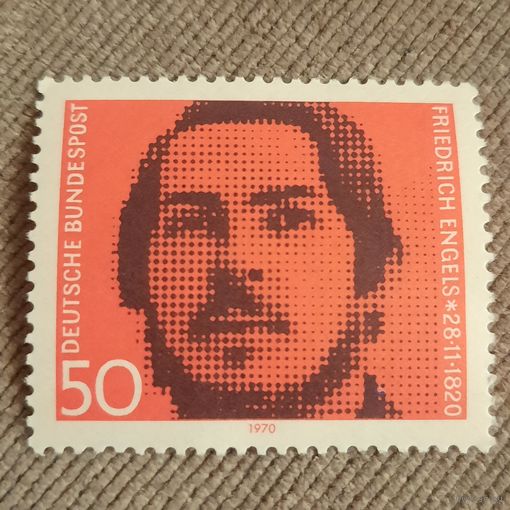 ФРГ 1970. Friedrich Engels 1820
