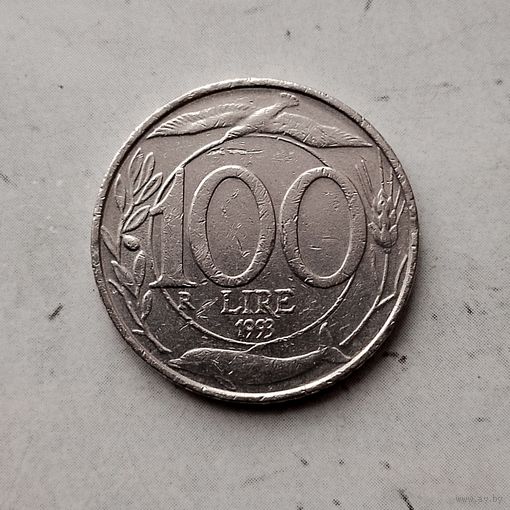 100 лир 1993 года Италия. Итальянская Республика.