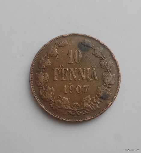 10 пенни 1907 года