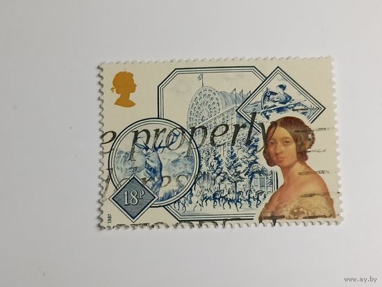 Великобритания 1987. 150 лет со дня вступления на престол королевы Виктории.