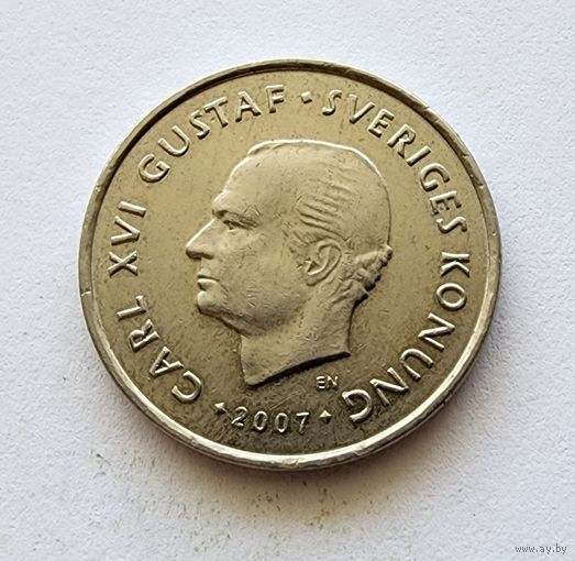 Швеция 1 крона 2007