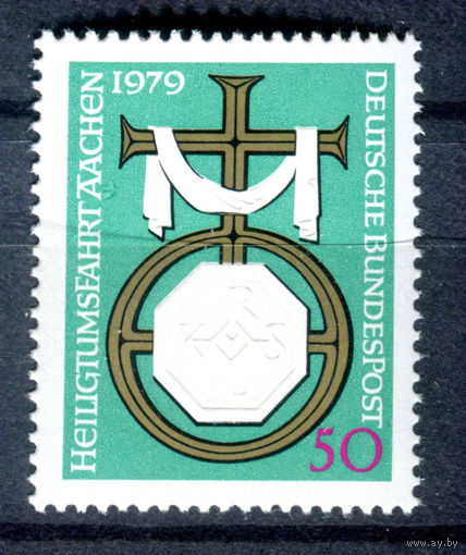 Германия (ФРГ) - 1979г. - Религия. Крест - полная серия, MNH [Mi 1017] - 1 марка