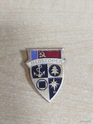 Значок герб Углегорск