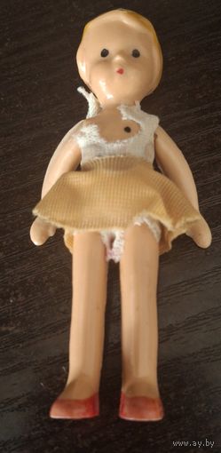 Старинная кукла ссср дюймовачка Аксим с рубля без мц