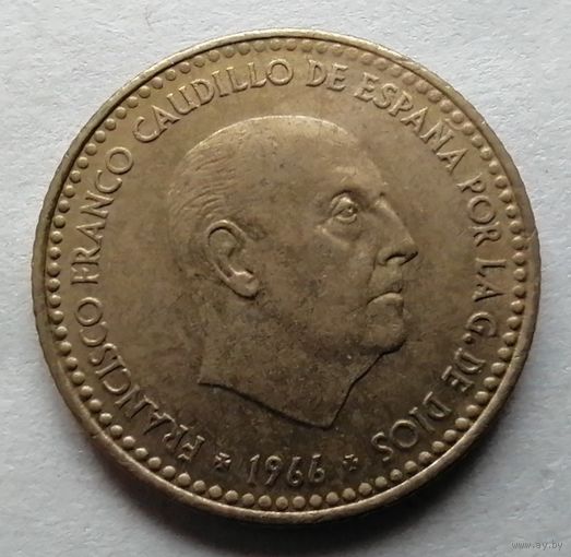 1 песета 1966 (74) Испания