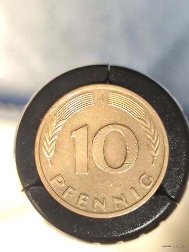 Германия 10 пфеннигов 1988 J