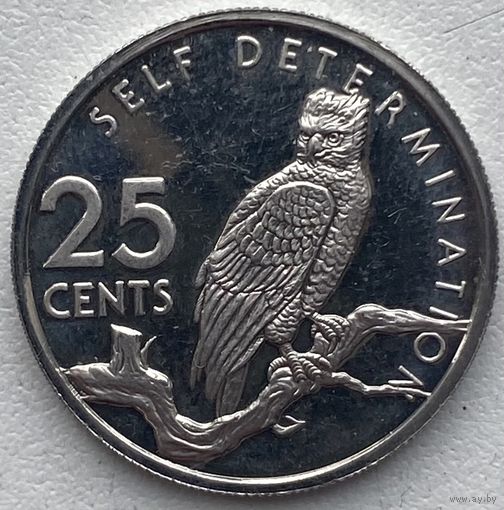 Гайана 25 центов 1976 г.