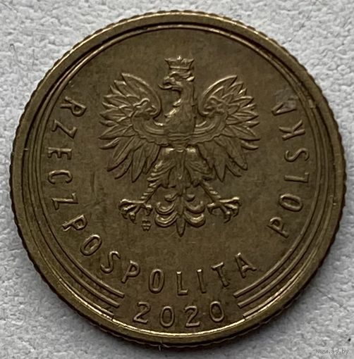 Польша 1 грош 2020 г.
