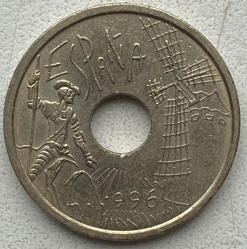 Испания 25 песет 1996 г. Кастилия - Ла-Манча
