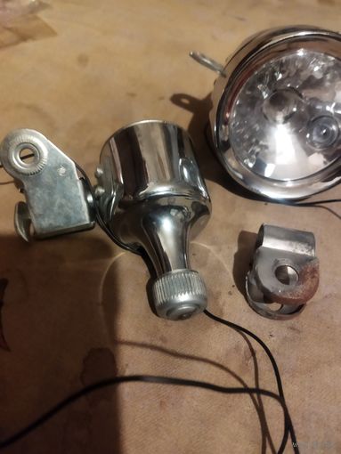 Динамо генератор. Фара для велосипеда