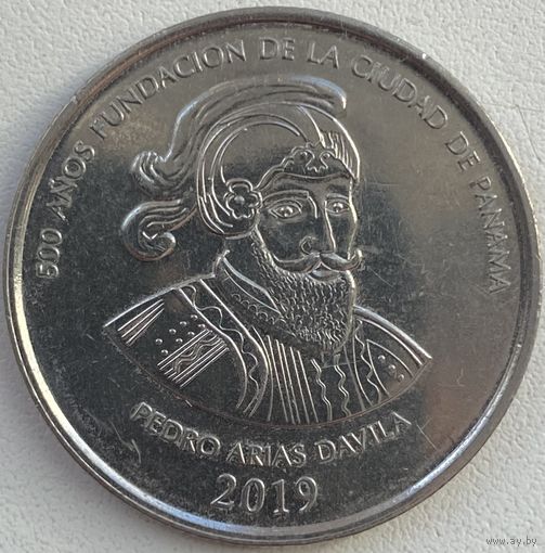 Панама 1/2 бальбоа 2019 г. 500 лет основанию Панамы