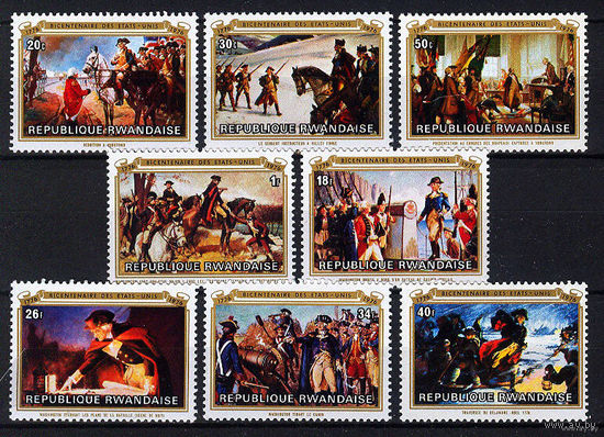 1976 Руанда. 200 лет Декларации независимости США MNH