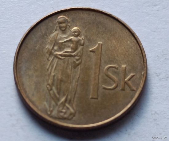 Словакия. 1 крона 2005 года.