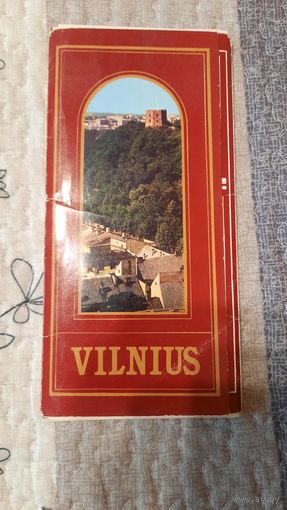 Набор открыток, Vilnius, Вильнюс, 1979г.