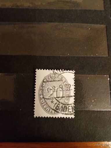 1927 Германия Рейх служебная мих119Х оценка 4 евро (1-5)