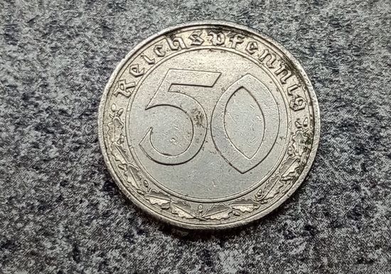 50 рейхспфеннигоф 1939 А