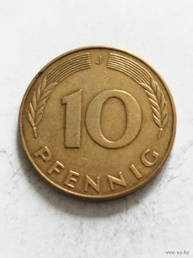 Германия 10 пфенинг 1983 J