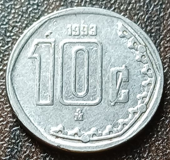 Мексика 10 сентаво, 1993   ( 1-2-8 )
