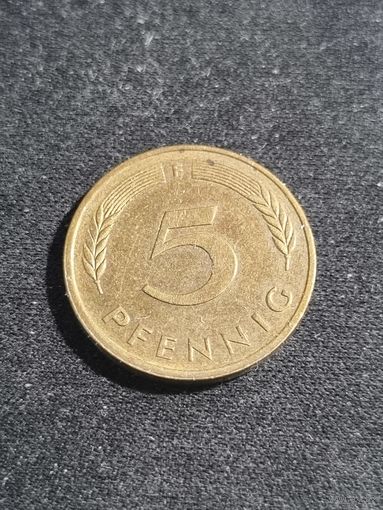 Германия 5 пфеннигов 1984 F