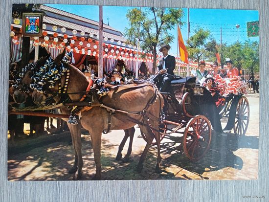 Этнография. Испания, Сивилья. Ярмарка в Абриле