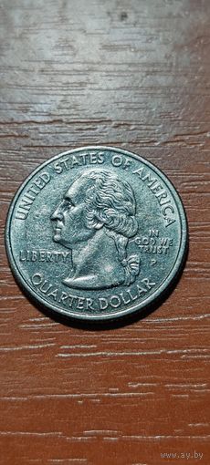 США Штаты и территории 25 центов (квотер) Северная Дакота 2006
