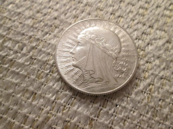 5 злотых ,  Польша ,   1933 г. Люкс