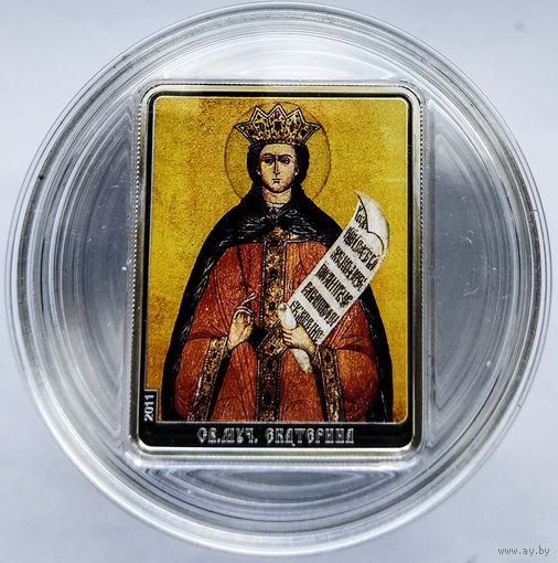 Острова Кука - Екатерина. Святые покровители, 5 долларов 2011