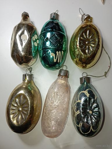 Ёлочные игрушки - Фонарики , СССР .