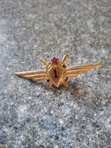 Военный лётчик 1-го класса, ФВФ, с редкой гайкой Победы.