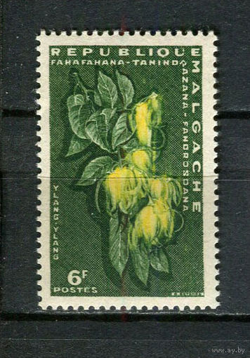 Французский протекторат  - Автономная Республика Мадагаскар - 1960 - Флора 6Fr - [Mi.451] - 1 марка. MH.  (Лот 72Fx)-T25P36