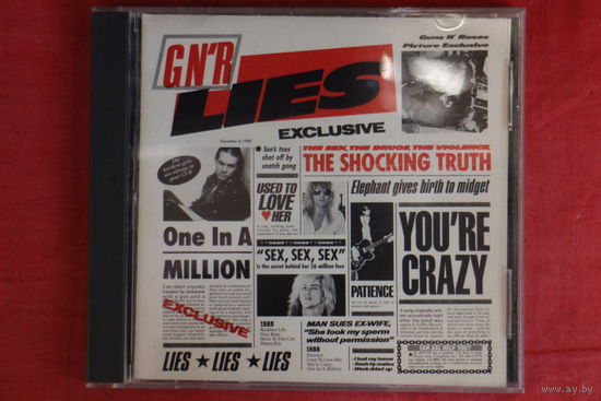 Guns N' Roses - G N' R Lies (1988, CD)