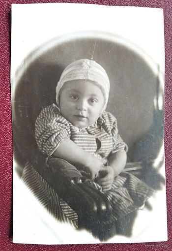 Фото ребенка. 1935 г. Иудаика. 7х10 см