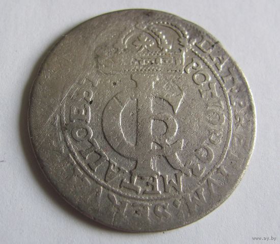 30 грошей злотый 1663 Краков Ян II Казимир