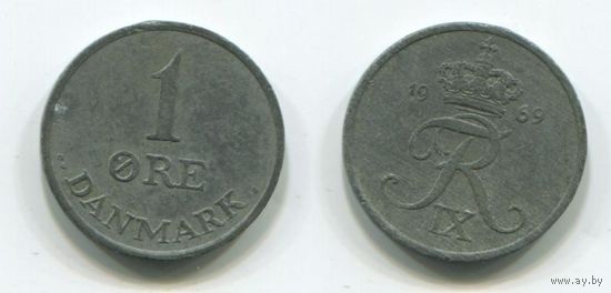 Дания. 1 эре (1969)
