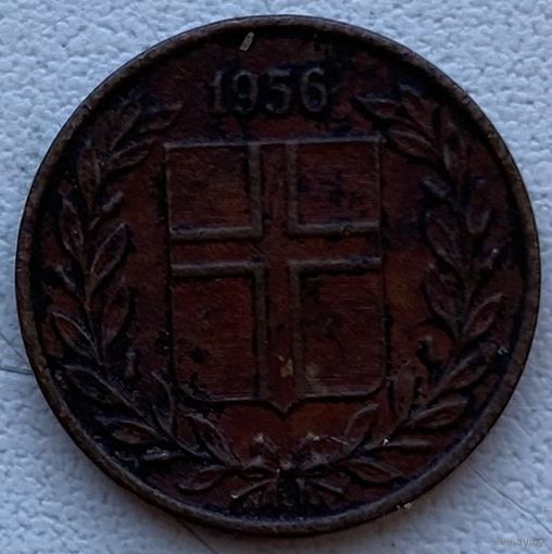 Исландия 1 эйре 1956 г.