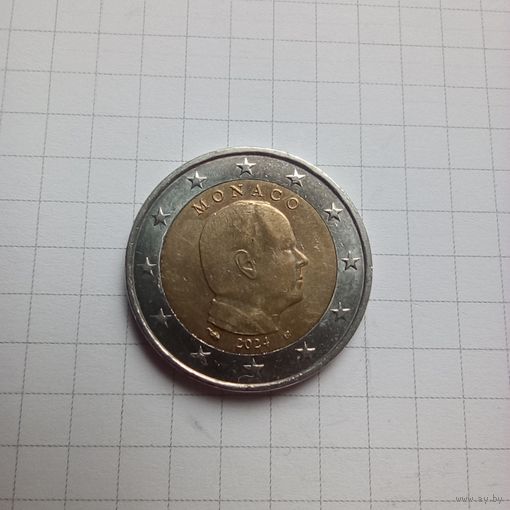 2 евро Монако, 2024 год