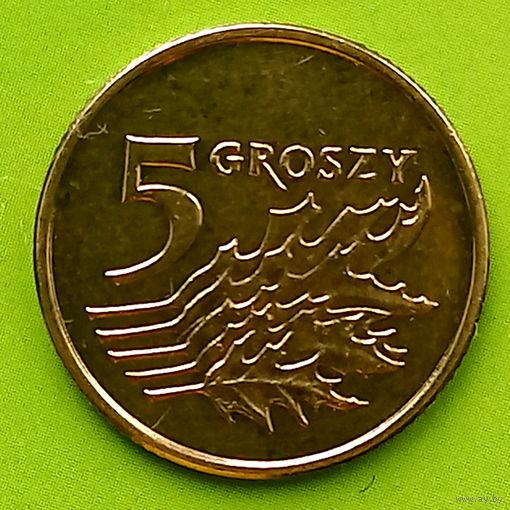 5 грошей Польша 2000 год